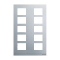 Busch-Jaeger Frontplatte 10-fach weiß Aluminium 413910CF-W-03 271x421x20,5mm