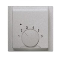 Busch-Jaeger Zentralplatte Raumtemp matt impuls 1795 HK-783 alu-si