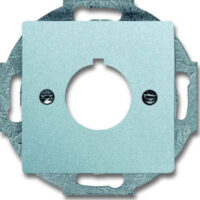 Busch-Jaeger Zentralscheibe Aluminium-Silber 22,5mm Befehlsgeräte 2533-83