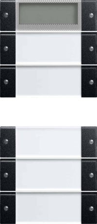 Gira Wippenset 5fach Plus (2+3) sw/klar 2145005