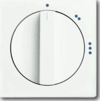 Busch-Jaeger Zentralscheibe stws matt f.3Stufen-Drehschalt 2542 DR/02-884
