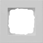 Gira Abdeckrahmen 1-f. flach, grau 0211375