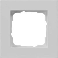 Gira Abdeckrahmen 1-f. flach, grau 0211375
