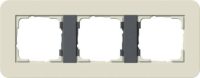 Gira Abdeckrahmen 3fach Sand/Anthrazit 0213427