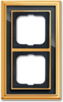 Busch-Jaeger Rahmen 2-fach ms/poliert anthrazit 1722-835