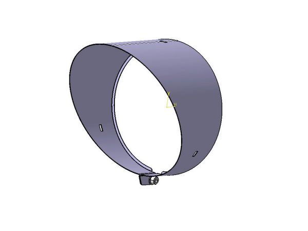 BEGA Abblendung graphit 71279