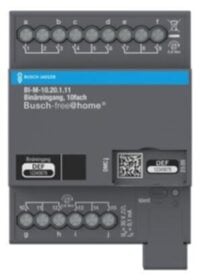 Busch-Jaeger Binäreingang free@home Reiheneinbaugerät BI-M-10.20.1.11 4TE LED 10-fach