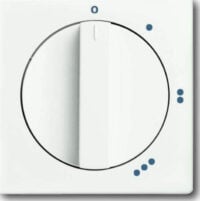 Busch-Jaeger Zentralscheibe stws matt f.3Stufen-Drehschalt 2542 DR/01-884