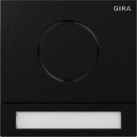 GIRA 5565925 Türstationsmodul System 106 Schwarz matt