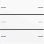 Gira Wippenset 3-fach Tastsensor Reinweiß 575303