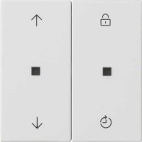 Gira Funk-Bedienaufsatz Mem.Pfeile reinweiß 549227