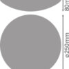 Ledvance SURFACE CIRCULAR 250 COVER PMMA Ersatz-Abdeckung 250x80mm ws – Bild 5