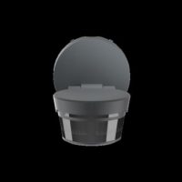 BUSCH-JAEGER Bewegungsmelder 8-220° AP 6851/22-135 anth BWM IP55 fernb 400W