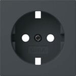 Gira Abdeckung. SCHUKO-Steckdose Anthrazit 492028