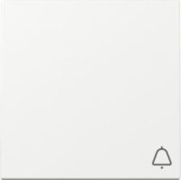 GIRA 328603 Wippe Symbol Klingel System 55 Reinweiß glänzend