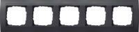 Gira Abdeckrahmen 5fach anthrazit f.anth.ZL,bruchsich. 021508
