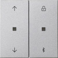 Gira Jalousie- + Schaltuhr Bluetooth Sys55fach Alu 536726