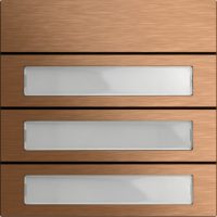 Gira Ruftastenmodul 3fach Bronze 5533921