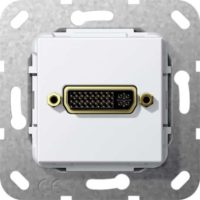 Gira DVI Kabelpeitsche Einsatz reinweiß 564503