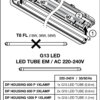 Ledvance DP-HOUSING 600 P 2xLAMP T8 LED-Röhre 230V AC 0,6m IP65 – Bild 6