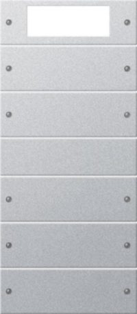 Gira Wippenset 5fach Plus Aluminium 219526