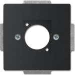 Busch-Jaeger XLR-Zentralscheibe schwarz matt 2553-885