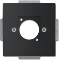 Busch-Jaeger XLR-Zentralscheibe schwarz matt 2553-885