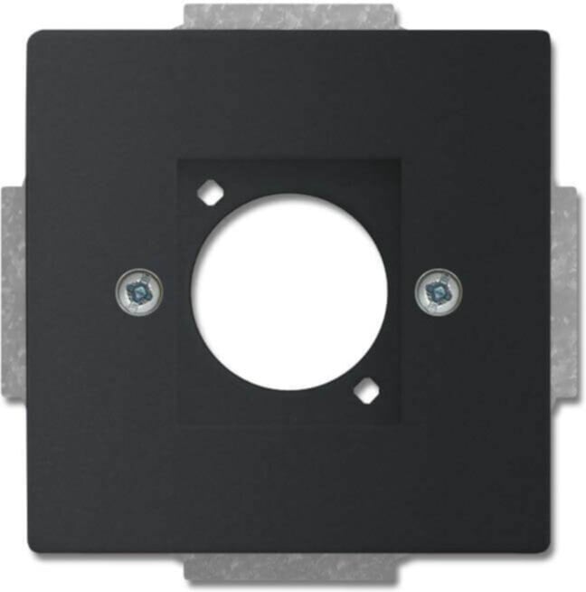Busch-Jaeger XLR-Zentralscheibe schwarz matt 2553-885