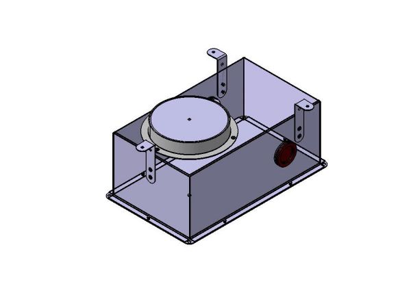 BEGA Einbaugehäuse gr Alu L320mm B155mm 13614 H195mm