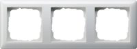 Gira Abdeckrahmen 3fach reinweiß-glänzend bruchsicher 021303
