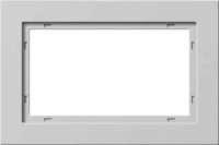 Gira Abdeckrahmen 1,5-f. grau 100137