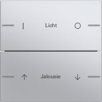 Gira Wippenset 2-fach indiv. Tastsensor Alu 576226