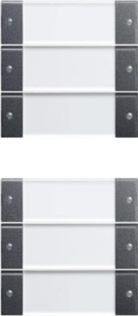 Gira Wippenset 6-fach anthrazit 213628