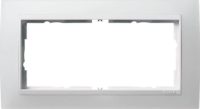 Gira Abdeckrahmen 2f.o.MS op.ws für reinweiß Event 1002334
