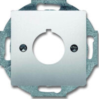 Busch-Jaeger Zentralscheibe Edelstahl 22,5mm Befehlsgeräte 2533-866