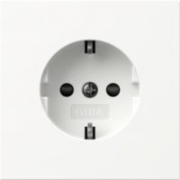 GIRA 418370 SCHUKO-Steckd.SH SRK Flächenschalter Reinweiß