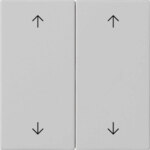Gira Wippe 2-fach Grau 5387015