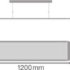 Ledvance PANEL DIRECT/INDIRECT 1200 UGR<19 ZIGBEE® 36W 4000K Pendelleuchten – Bild 3