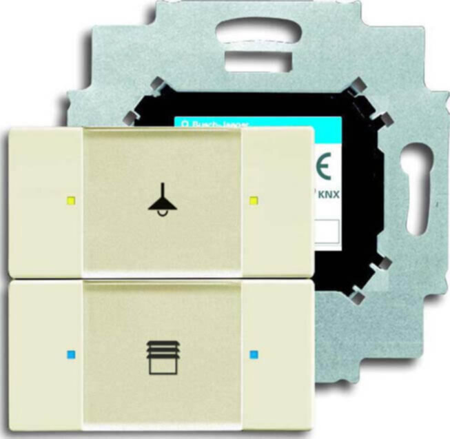 Busch-Jaeger Busch-Jaeger Tastsensor 2-fach mit Busankoppler 6126/01-82