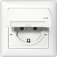 Gira Steckdose KD +Set IP44 Rahmen 1fach Reinweiß 415703