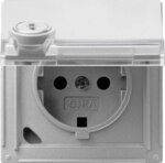 Gira Schuko-Steckdose alu verschliessbar, TX44 044765
