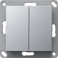 Gira BT Wandsender 2fach Alu 246226