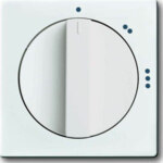 Busch-Jaeger Zentralscheibe dav/sws f.3Stufen-Drehschalt 2542 DR/02-84