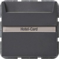 Gira Hotel-Card-Taster anthrazit System55 014028