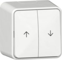 GIRA 315813 Wipp-Jalousietaster Pfeile AP Reinweiß