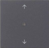 Gira Funk-Bedienaufsatz Pfeile Anthrazit 549428