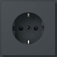Gira SCHUKO-Steckdose SH (IP20) Gira TX_44 Anthrazit 445367