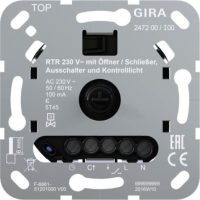 Bild vom Produkt: Gira Raumtemperaturregler 230V Öff./Schließ. 247200