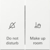 GIRA 310403 Wippschalter Anzeige Hotel- zimmerstatus System 55 Reinweiß glänzend