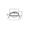 Brumberg 39363073 BB03 LED weiss 6W 650lm 3000K 230V dim DA:68mm IP20 – Bild 3